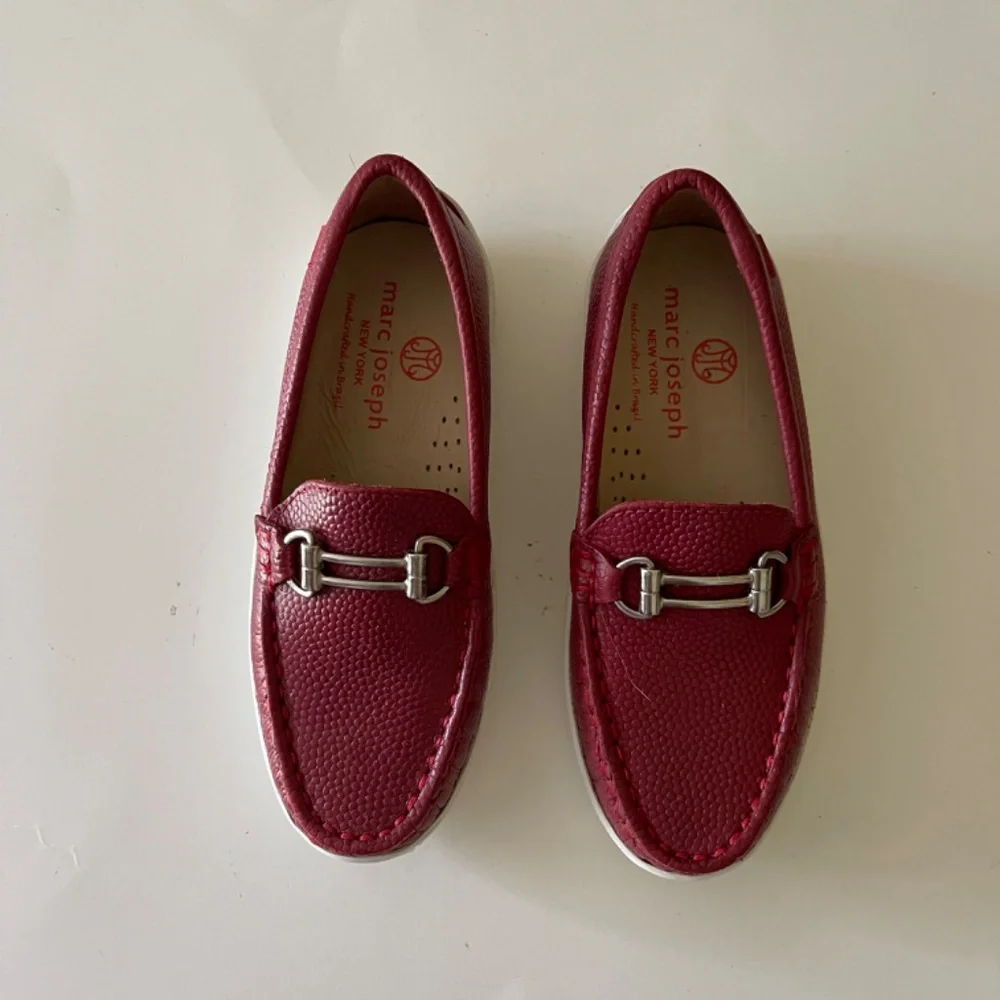 NWT Marc Joseph New York Kids Lexingto Penble Grainy Leather shoes 11.5